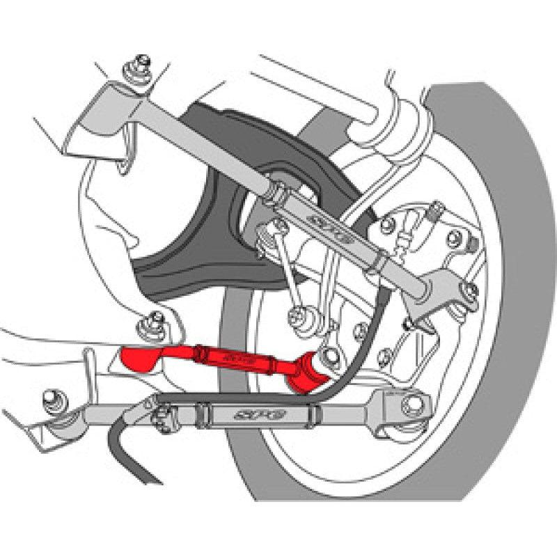 SPC Performance 08-10 Honda Accord/09-10 Acura TSX/TL Rear Adjustable Toe Arm - Saikospeed