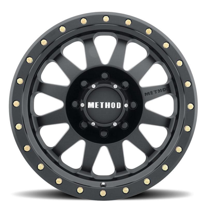 Method MR304 Double Standard 20x10 -18mm Offset 8x170 130.81mm CB Matte Black Wheel - Saikospeed