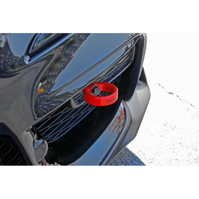 Perrin 2020 Toyota Supra Tow Hook Kit (Front) - Red - Saikospeed