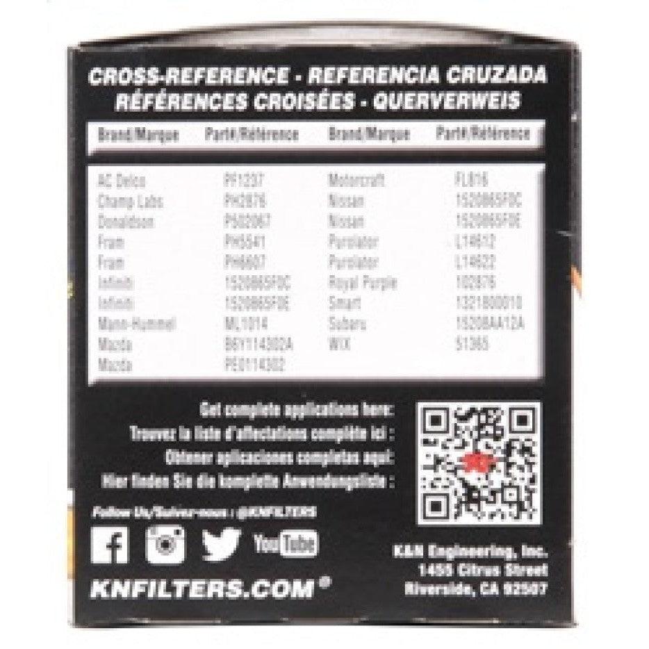 K&N 03-07 Mitsubishi Lancer Wrench-Off Oil Filer - Saikospeed