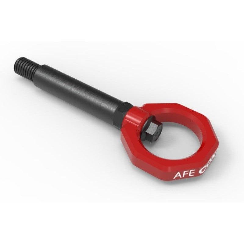 aFe Control Rear Tow Hook Red BMW F-Chassis 2/3/4/M - Saikospeed