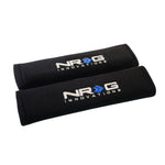 NRG Seat Belt Pads 2.7in. W x 11in. L (Black) Short - 2pc - Saikospeed