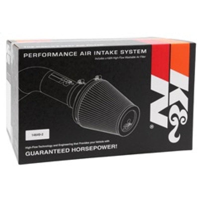 K&N 13-14 Honda Accord 3.5L V6 69 Series Typhoon Air Intake System - Silver Cold Air Intake Kit - Saikospeed