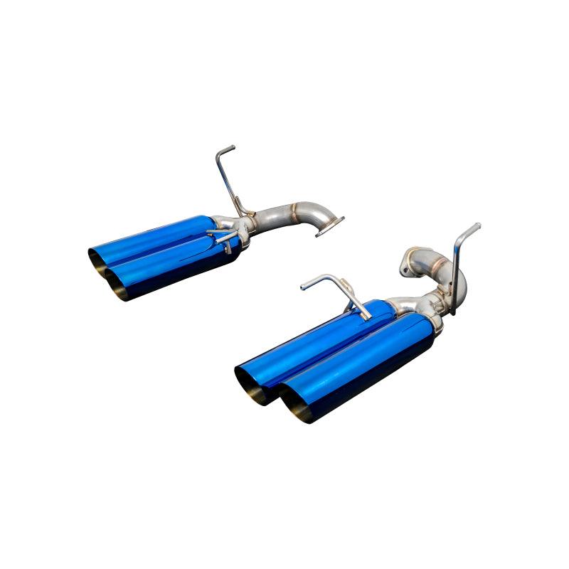 Remark 2015+ Subaru WRX/STI VA Boso Edition Axle Back Exhaust w/ Burnt Blue Single Wall Tip - Saikospeed