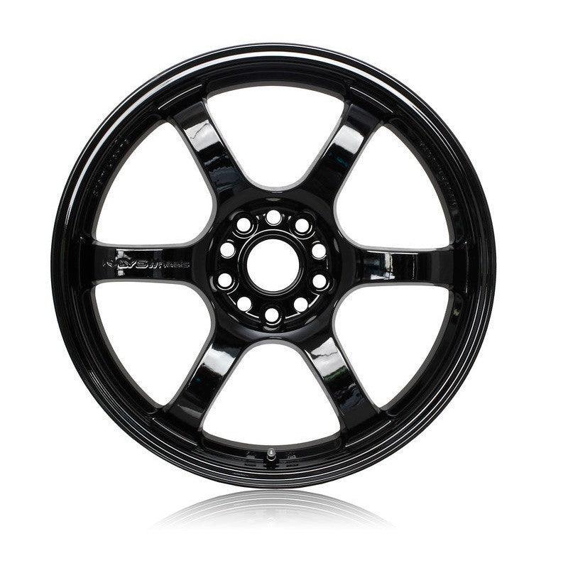 Gram Lights 57DR 17x9.0 +38 5-100 Glossy Black Wheel - Saikospeed