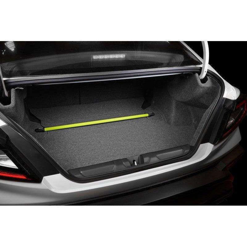 Perrin 22-23 Subaru WRX Rear Shock Tower Brace - Neon Yellow - Saikospeed