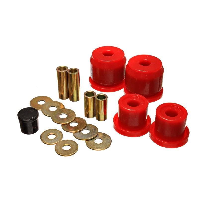 Energy Suspension 00-09 Honda S2000 Red Rear Differential Carrier Bushing Set - Saikospeed