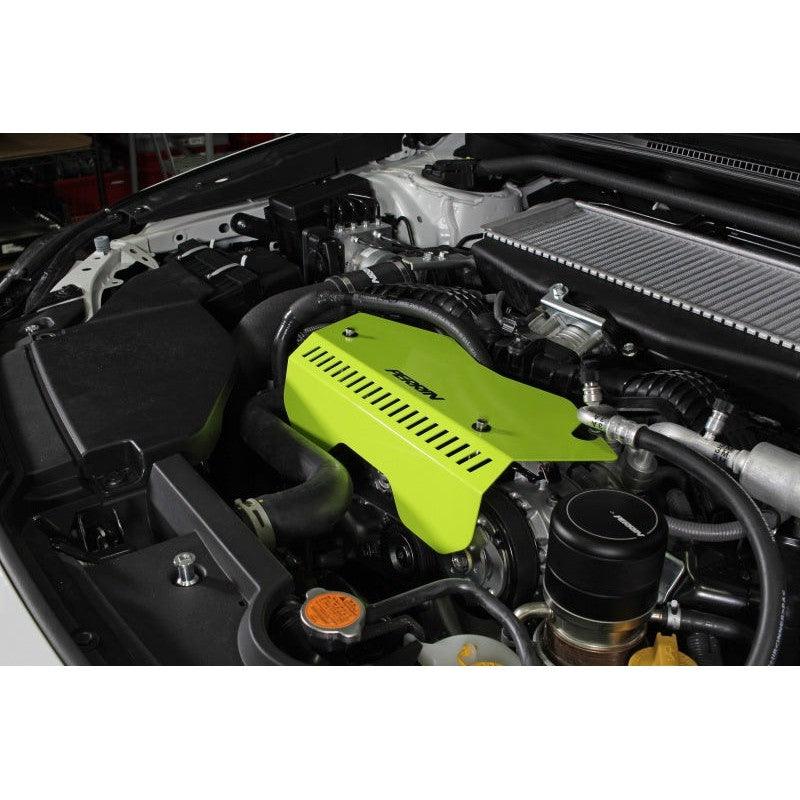 Perrin 2022+ Subaru WRX Pulley Cover - Neon Yellow - Saikospeed
