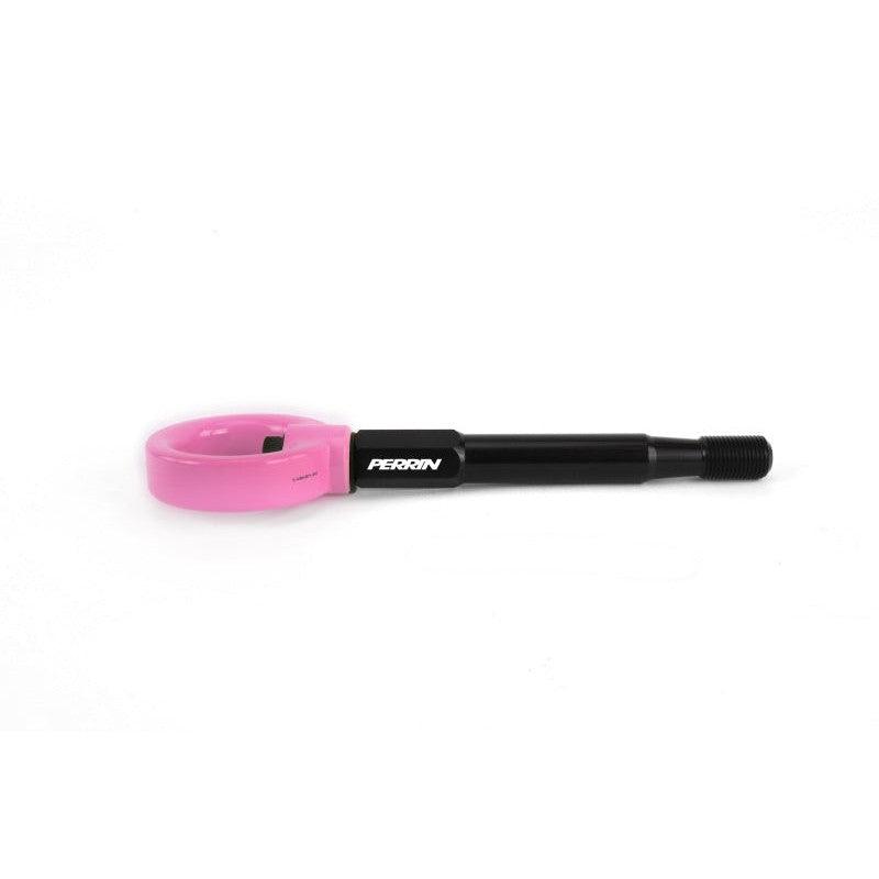 Perrin 15-19 Subaru WRX/STI Tow Hook Kit (Rear) - Hyper Pink - Saikospeed