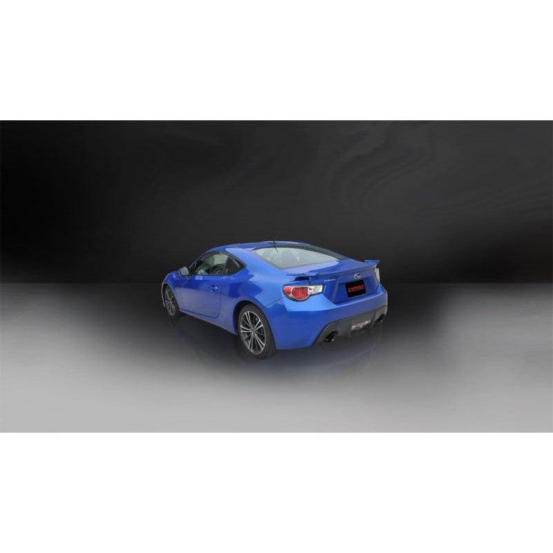 Corsa 12-14 Scion FRS / Subaru BRZ Black Tip Sport Cat-Back Exhaust - Saikospeed