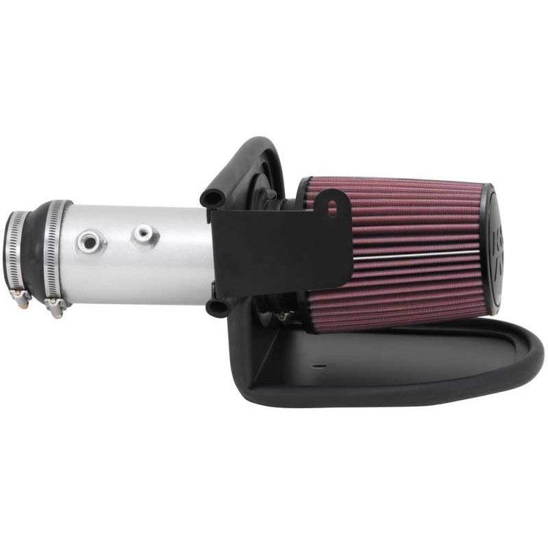 K&N 13-14 Honda Accord 3.5L V6 69 Series Typhoon Air Intake System - Silver Cold Air Intake Kit - Saikospeed