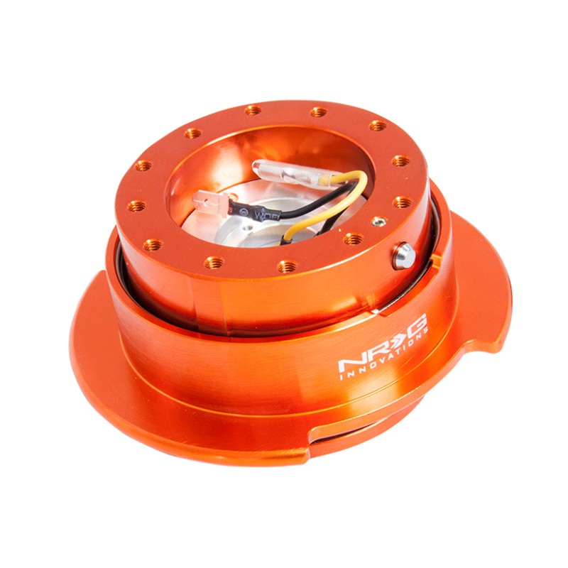 NRG Quick Release Kit Gen 2.5 - Orange Body / Titanium Chrome Ring