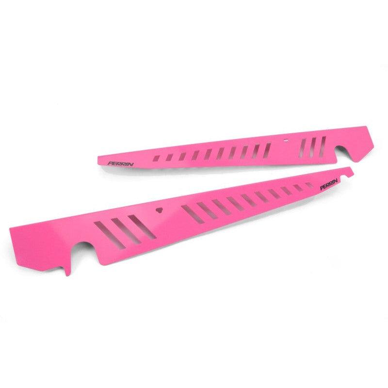 Perrin 2015+ Subaru WRX/STI Fender Shroud Set - Hyper Pink - Saikospeed