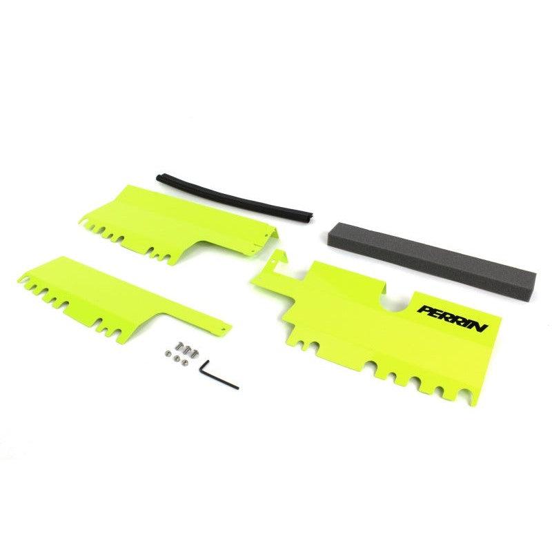 Perrin 15-21 WRX/STI Radiator Shroud (With/Without OEM Intake Scoop) - Neon Yellow - Saikospeed