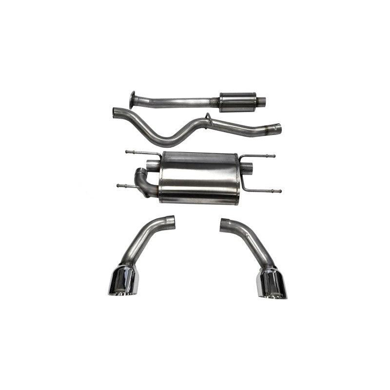 Corsa 12-14 Scion FRS / Subaru BRZ Polished Sport Cat-Back Exhaust - Saikospeed