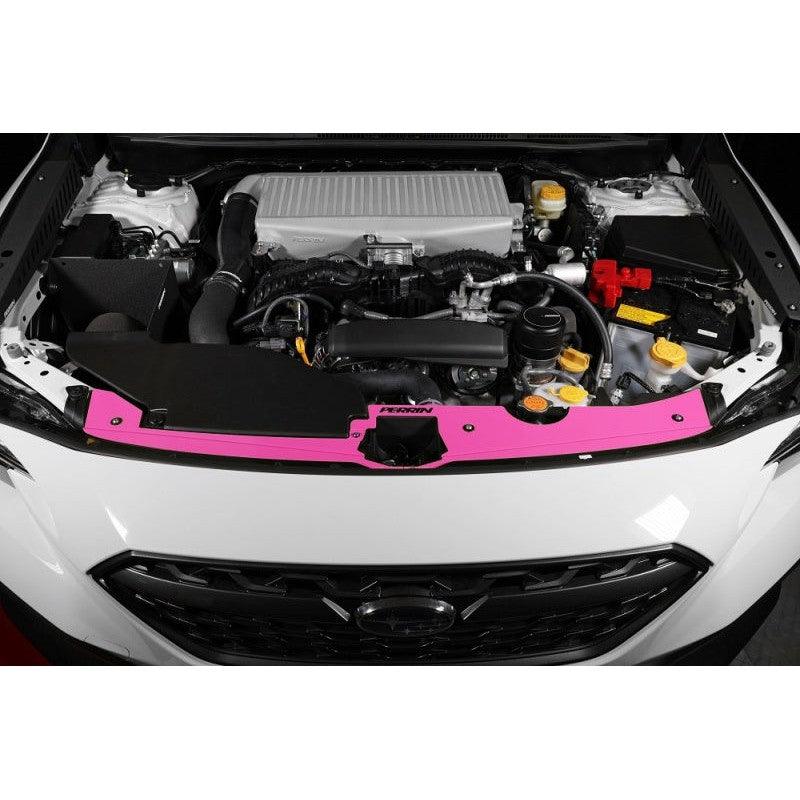 Perrin 22-23 Subaru WRX Radiator Shroud - Hyper Pink - Saikospeed