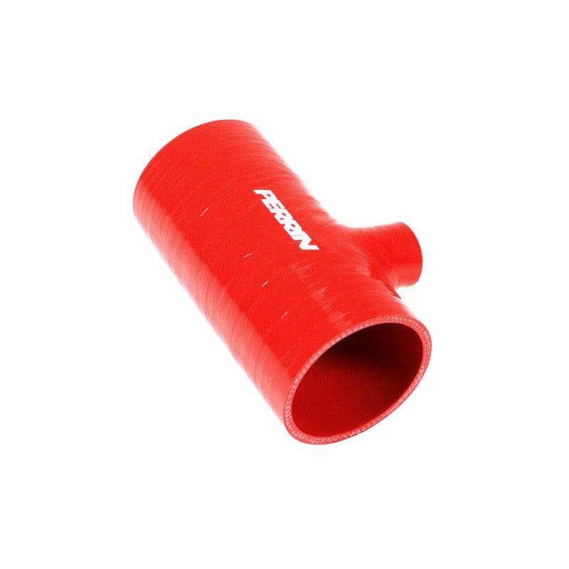 Perrin 2022+ Subaru WRX Red 3in Turbo Inlet Hose w/ Nozzle (Short) - Saikospeed