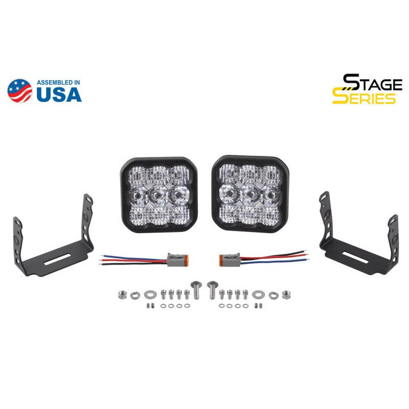 Diode Dynamics SS5 LED Pod Pro - White Spot (Pair)
