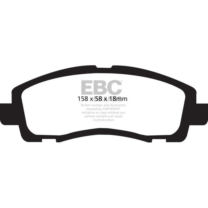 EBC 09-14 Acura TL 3.5 Greenstuff Front Brake Pads - Saikospeed