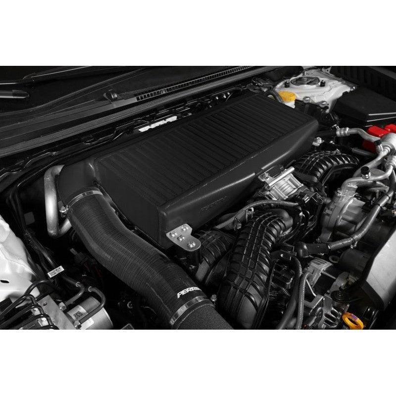 Perrin 22-23 Subaru WRX Top Mount Intercooler (TMIC) - Black - Saikospeed