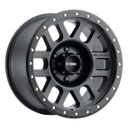 Method MR309 Grid 17x8.5 0mm Offset 6x135 94mm CB Matte Black Wheel - Saikospeed