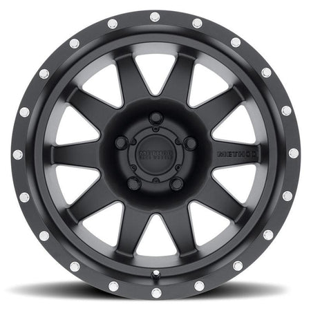 Method MR301 The Standard 15x7 -6mm Offset 5x4.5 83mm CB Matte Black Wheel - Saikospeed