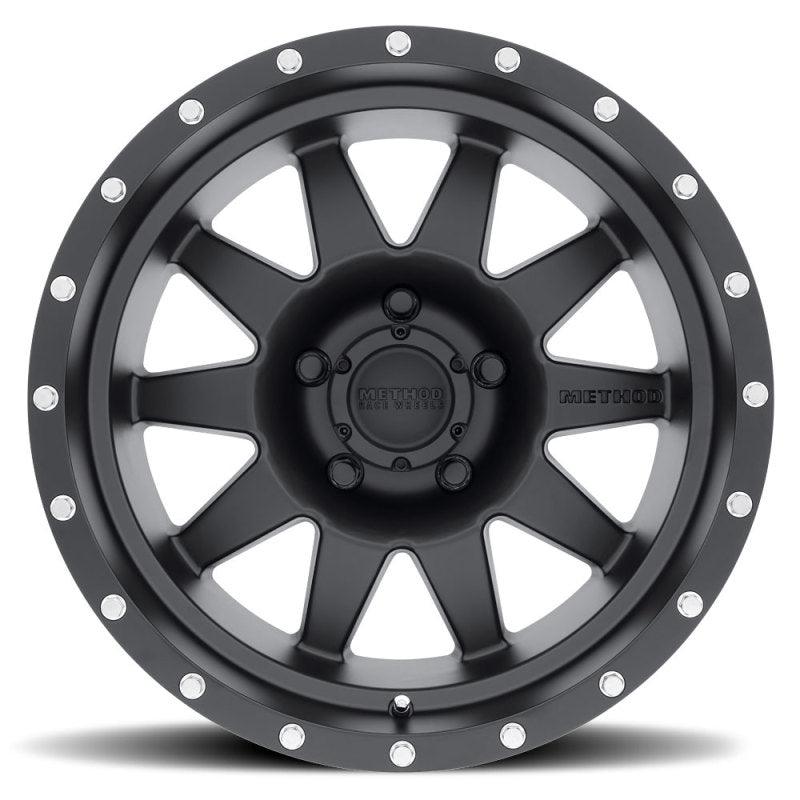 Method MR301 The Standard 17x9 -12mm Offset 5x5 94mm CB Matte Black Wheel - Saikospeed