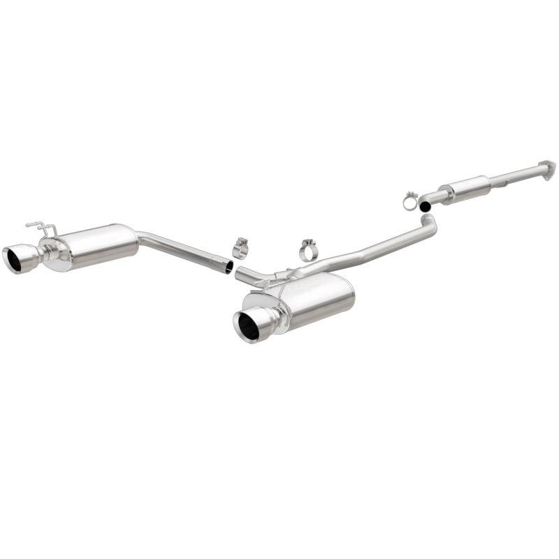 MagnaFlow Sys C/B 2015 Honda Accord 3.5L V6 2.5in SS Dual Split Rear Polished 4.5 Tip - Saikospeed