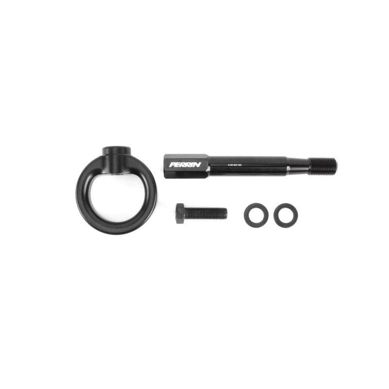 Perrin 18-21 WRX/STI / 13-20 BRZ / 17-20 Toyota 86 Front Tow Hook Kit - Flat Black - Saikospeed