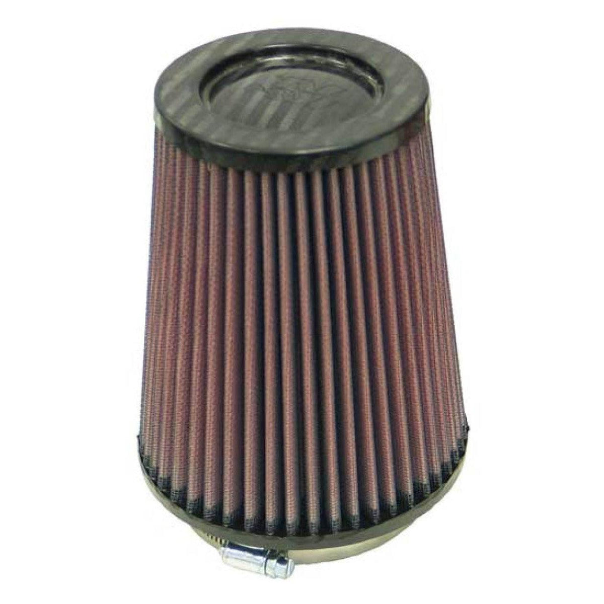 K&N Round Tapered Universal Air Filter 4in Flange ID x 5.375 Base OD x 4in Top OD x 6.5in H - Saikospeed