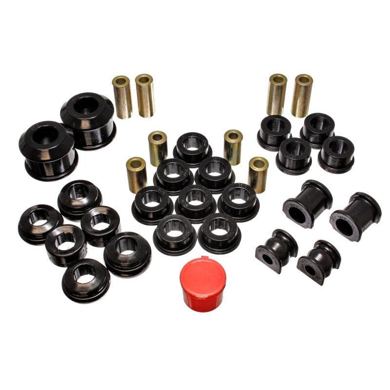 Energy Suspension 02-05 Honda Civic Si Black Hyper-Flex Master Bushing Set - Saikospeed