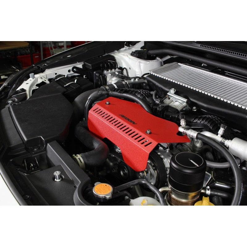 Perrin 2022+ Subaru WRX Pulley Cover - Red - Saikospeed