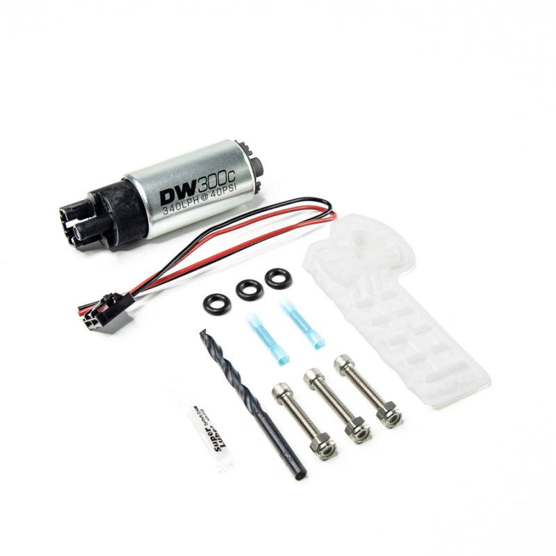 DeatschWerks 15-19 Golf R/15-18 1.8/15-18 GTI 340lph Compact Fuel Pump w/o clips w/9-1060 Instl kit - Saikospeed