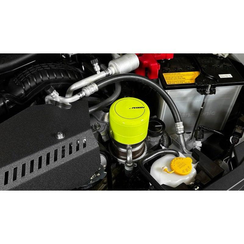 Perrin 2015+ Subaru WRX/STI Oil Filter Cover - Neon Yellow - Saikospeed