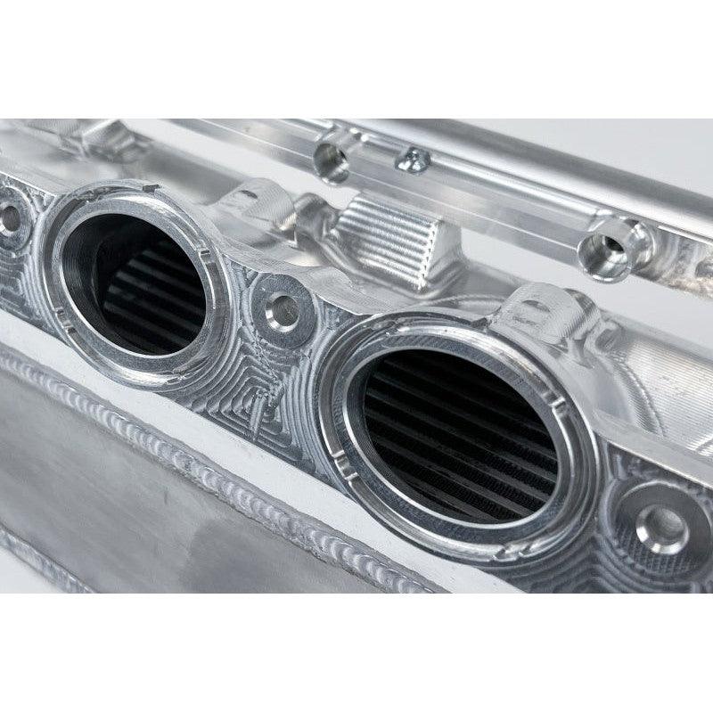 CSF Gen 2 B58 Race X Charge-Air-Cooler Manifold - Raw Billet Aluminum Finish - Saikospeed