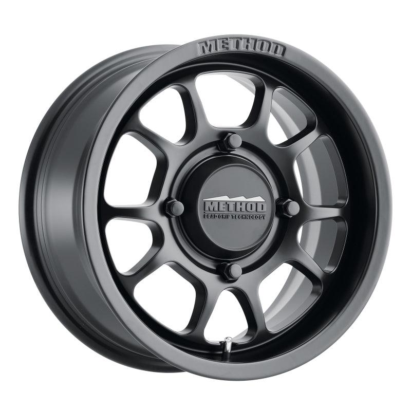 Method MR409 Bead Grip 14x7 / 4+3/13mm Offset / 4x156 / 132mm CB Matte Black Wheel - Saikospeed