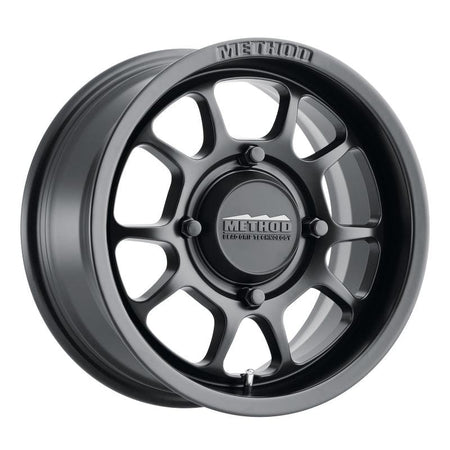 Method MR409 Bead Grip 15x10 / 5+5/0mm Offset / 4x156 / 132mm CB Matte Black Wheel - Saikospeed