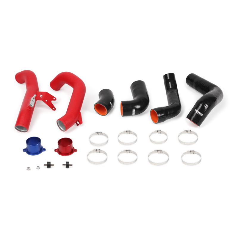 Mishimoto 2016+ Honda Civic 1.5T/Si Performance Intercooler Pipe Kit- Wrinkle Red - Saikospeed