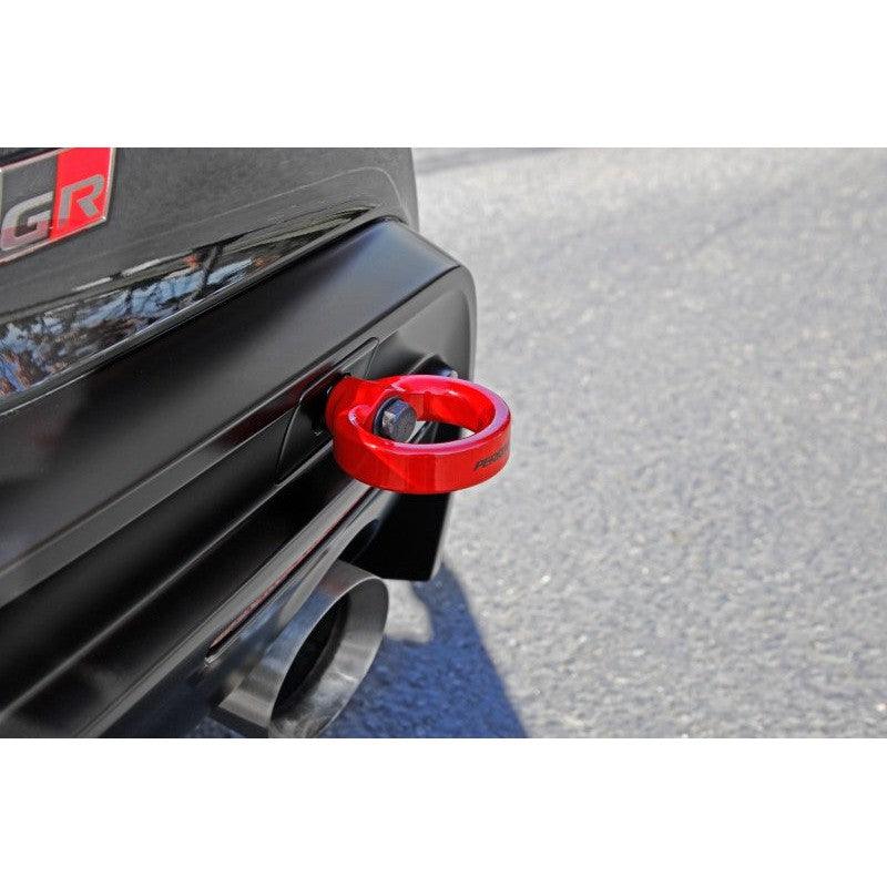 Perrin 2020 Toyota Supra Tow Hook Kit (Rear) - Red - Saikospeed