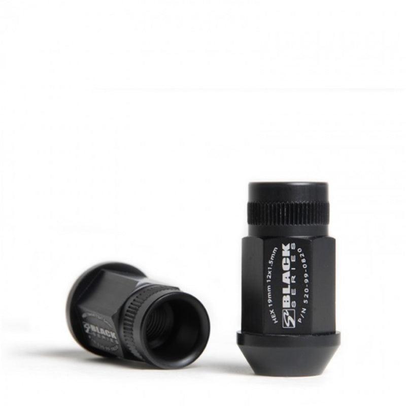 Skunk2 12 x 1.5 Forged Lug Nut Set (Black Series) (16 Pcs.) - Saikospeed