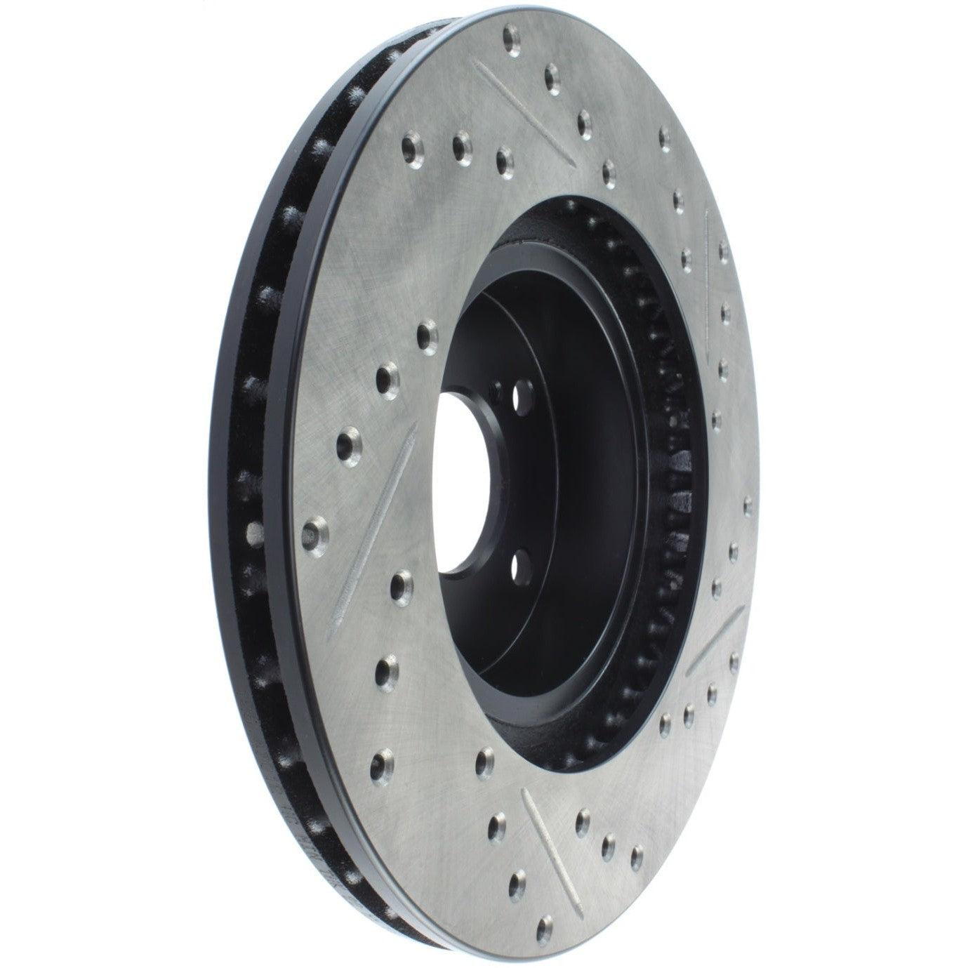 StopTech Slotted & Drilled Sport Brake Rotor - Saikospeed