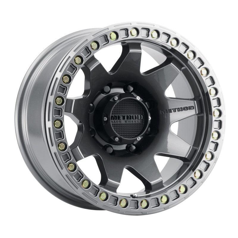 Method MR108 17x9 -44mm Offset 8x6.5 130.81mm CB Gloss Titanium w/BH-H24125-38 Wheel - Saikospeed