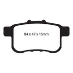 EBC 09-14 Acura TSX 2.4 Greenstuff Rear Brake Pads - Saikospeed