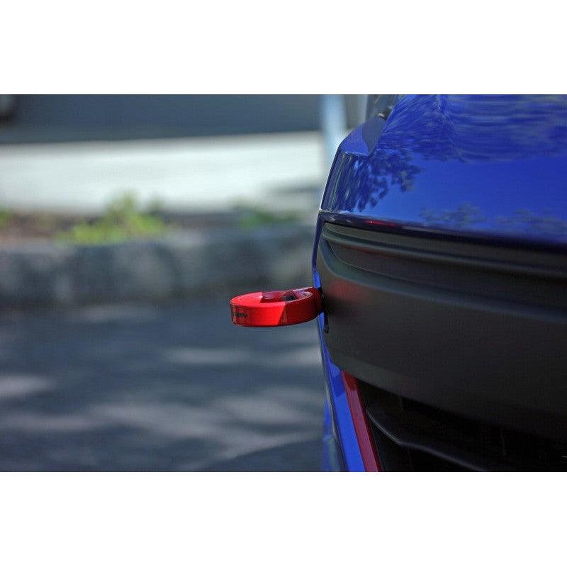 Perrin 18-21 WRX/STI / 13-20 BRZ / 17-20 Toyota 86 Front Tow Hook Kit - Red - Saikospeed