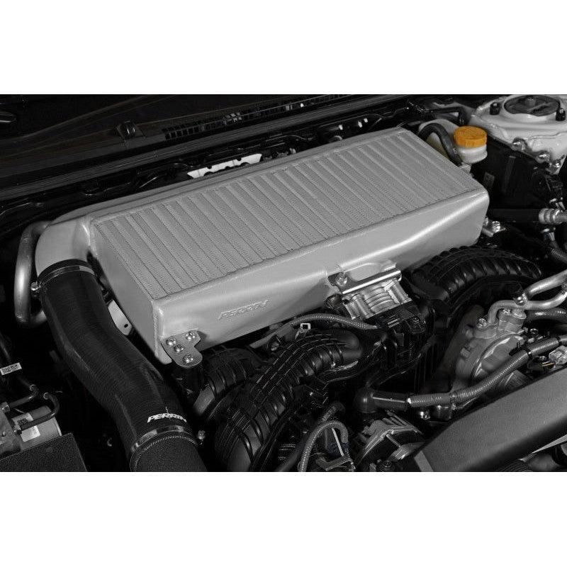 Perrin 22-23 Subaru WRX Top Mount Intercooler (TMIC) - Silver - Saikospeed