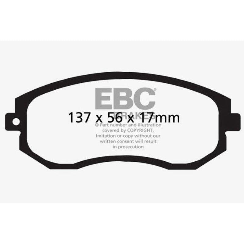 EBC 2012+ Subaru BRZ/FRS/86 2.0L Bluestuff Rear Brake Pads - Saikospeed