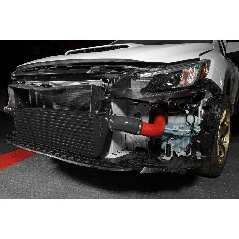 Perrin 22-23 Subaru WRX Front Mount Intercooler Kit (Red Tubes & Black Core) - Saikospeed