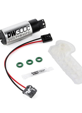 DeatschWerks 340lph DW300C Compact Fuel Pump w/ 02-06 RSX Set Up Kit (w/o Mounting Clips)