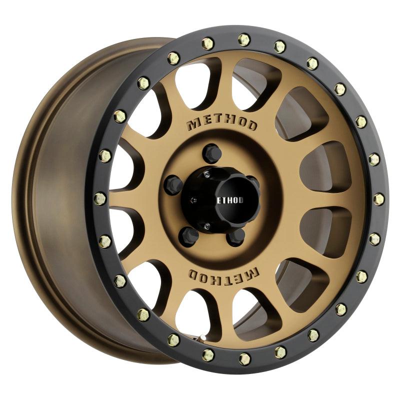 Method MR305 NV 17x8.5 0mm Offset 5x150 116.5mm CB Method Bronze/Black Street Loc Wheel - Saikospeed