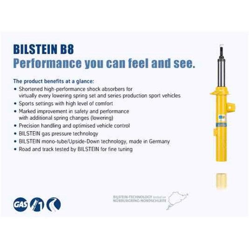 Bilstein B8 2015-2017 Subaru WRX - STI Rear Monotube Shock Absorber - Saikospeed